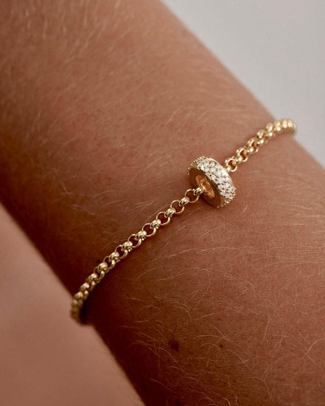 18k Gold Vermeil Scattered Light Petal Charm