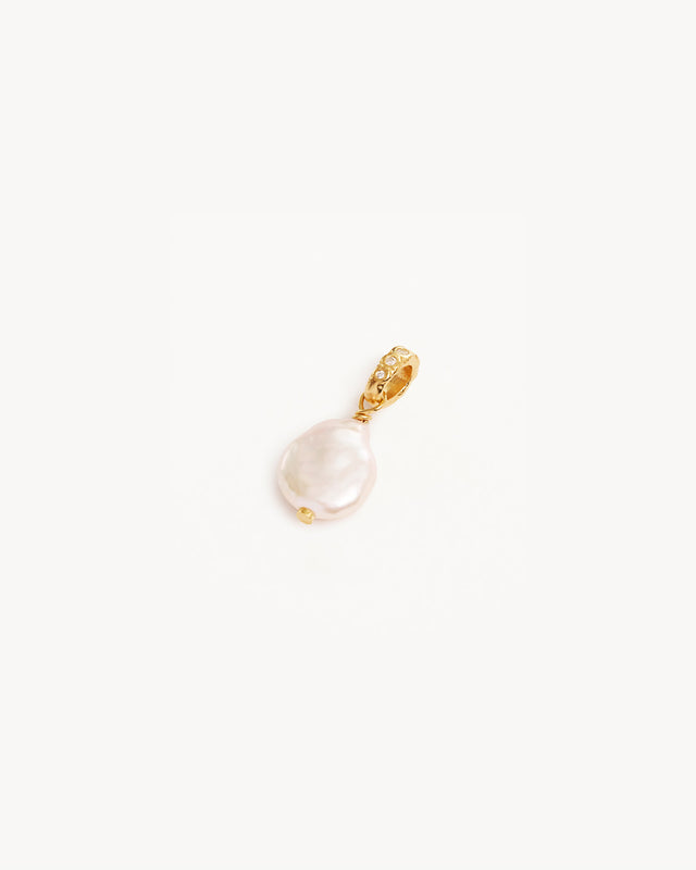 18k Gold Vermeil Embrace Stillness Pearl Annex Necklace Pendant