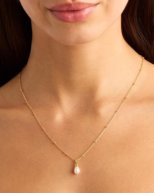 14k Gold Tranquillity Pearl Necklace Pendant