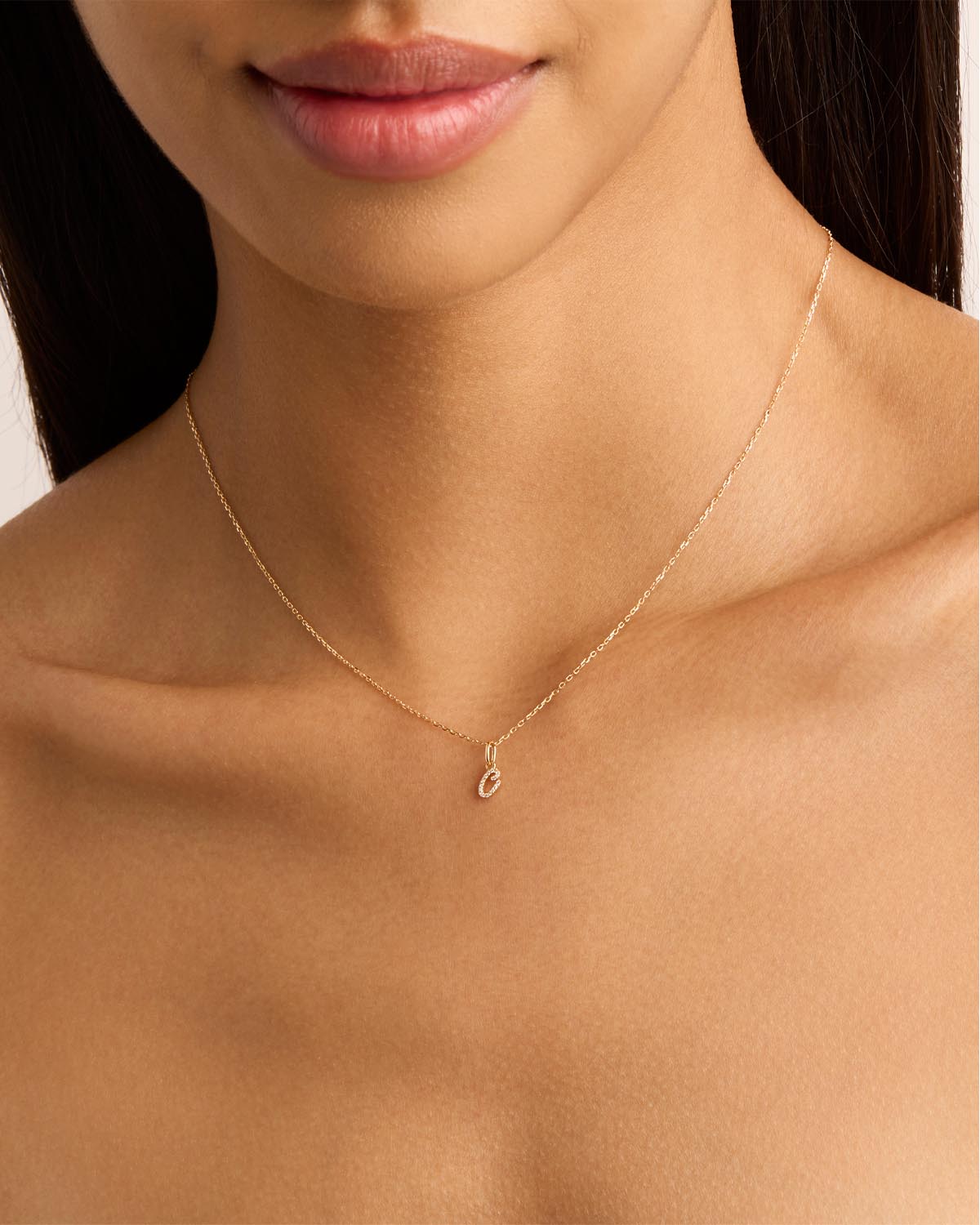 C diamond clearance necklace