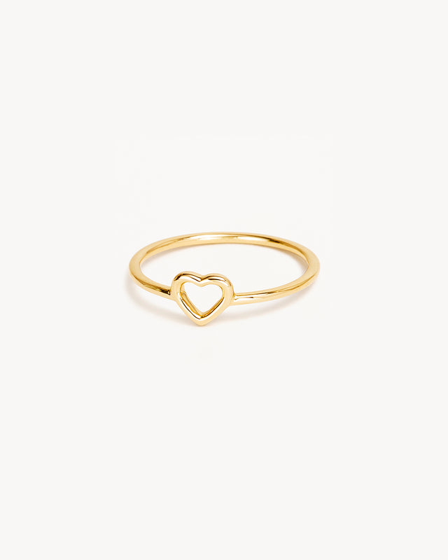 14k Solid Gold Pure Love Ring