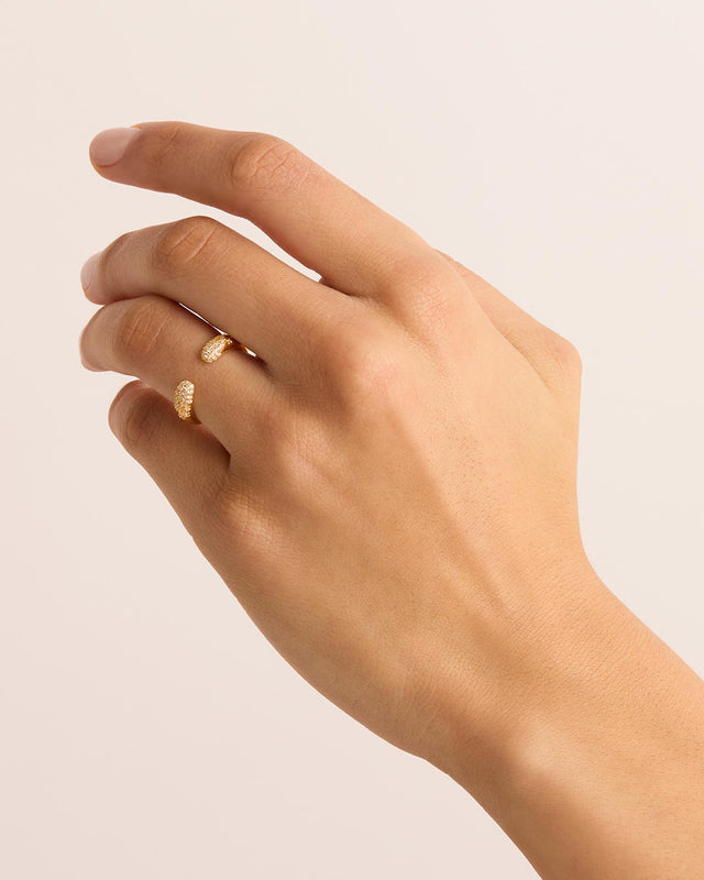 18k Gold Vermeil Connect Deeply Ring
