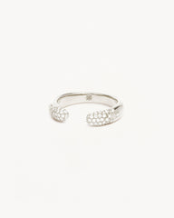 Sterling Silver Connect Deeply Ring