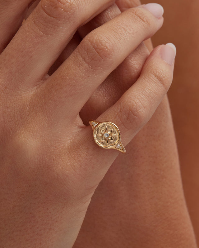 18k Gold Vermeil Live in Love Ring