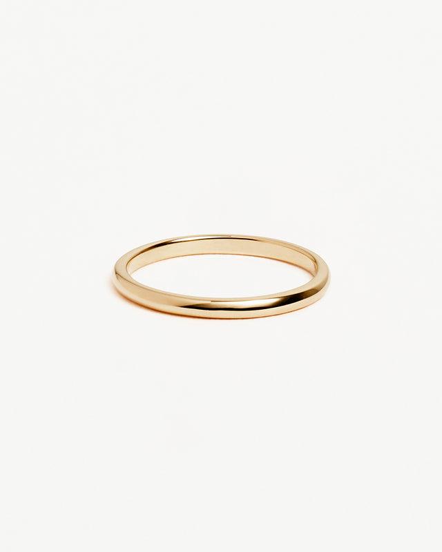 9k Solid Gold Bold Purity Ring