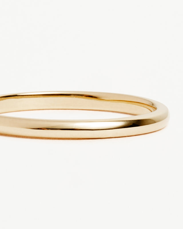 9k Solid Gold Bold Purity Ring