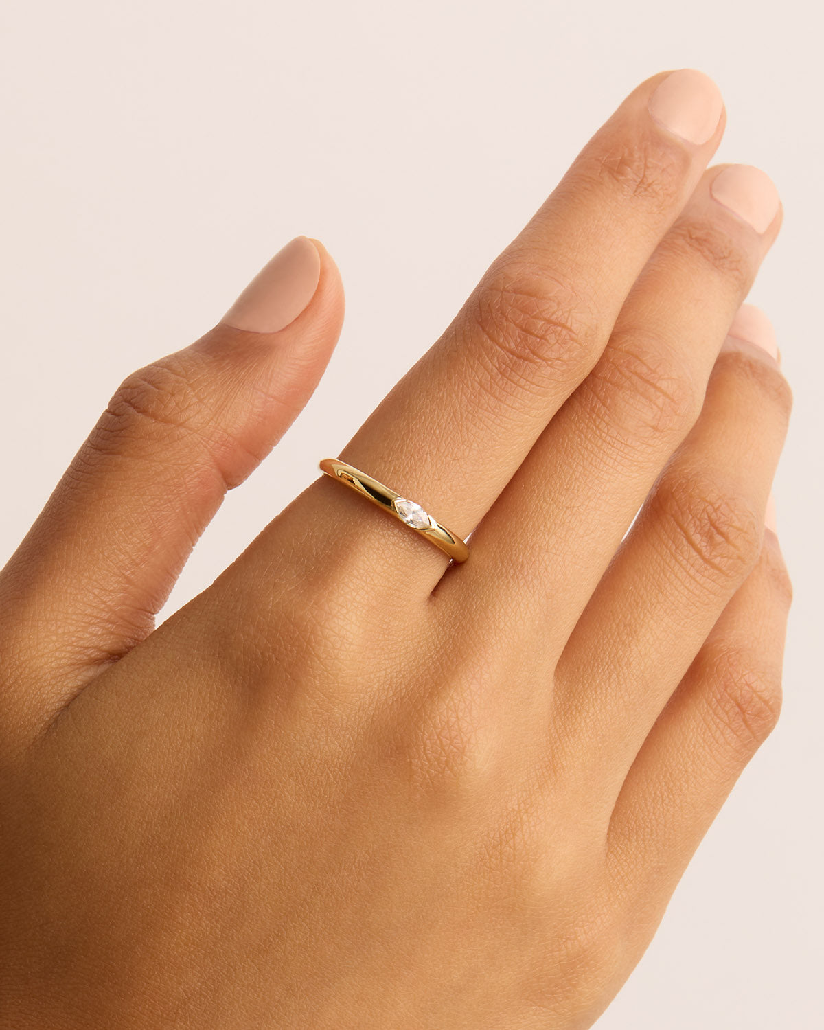 14k Solid Gold Petal of Hope Lab Grown Diamond Ring by charlotte