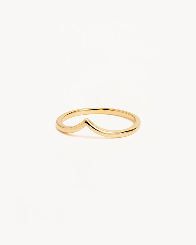 14k Solid Gold Purity Arch Ring