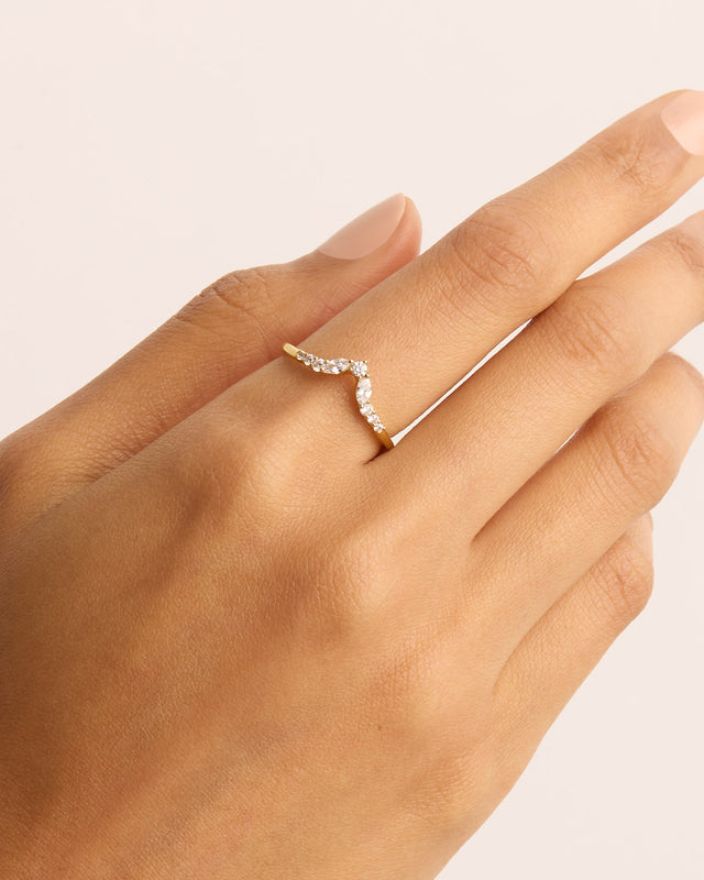 14k Solid Gold Petal by Petal Lab-Grown Diamond Ring