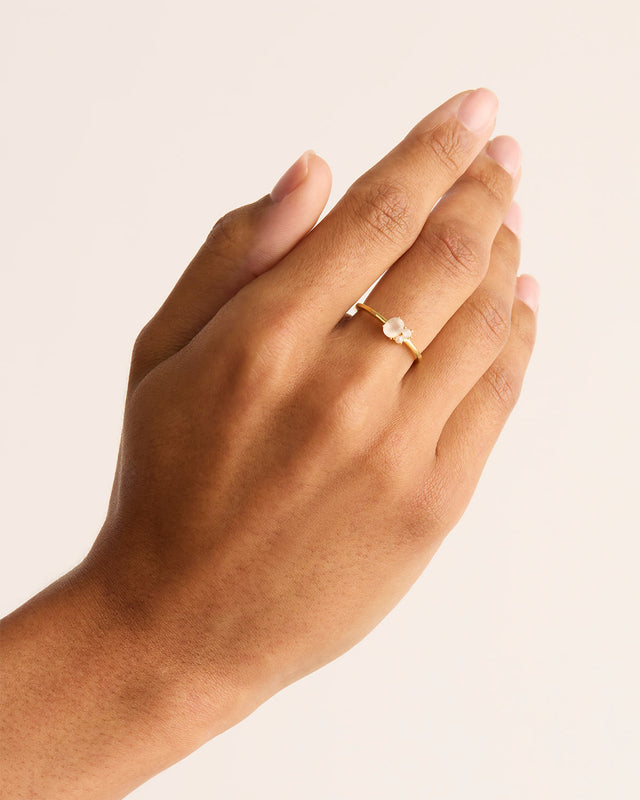 18k Gold Vermeil Kindred Birthstone Ring June - Main Image