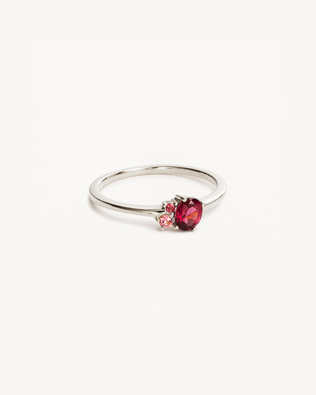 10K Rose Gold East To West Oval Ruby Birthstone Ring | Karen's Jewelers |  Oak Ridge, TN