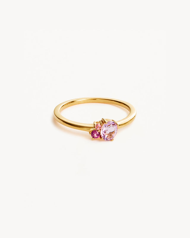 October Birth Rings 18k Gold Vermeil Kindred Birthstone Ring - October β by charlotte