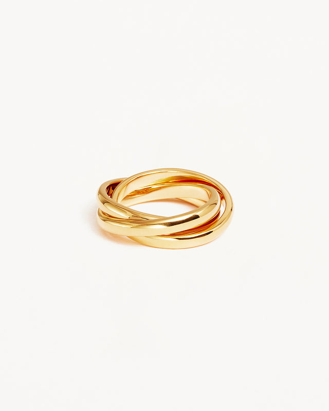 18k Gold Vermeil Now and Forever Ring