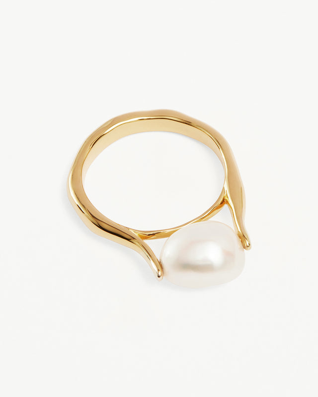 18k Gold Vermeil Harmony Pearl Ring