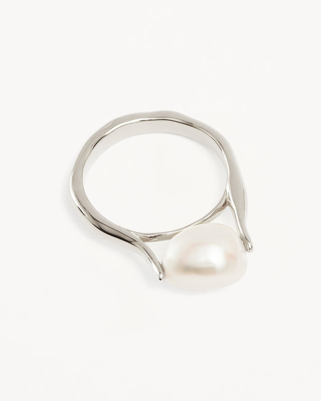 Sterling Silver Harmony Pearl Ring