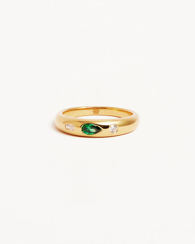 18k Gold Vermeil Magnetic Soul Ring