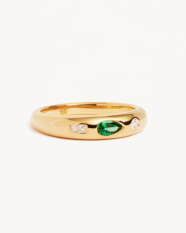 18k Gold Vermeil Magnetic Soul Ring