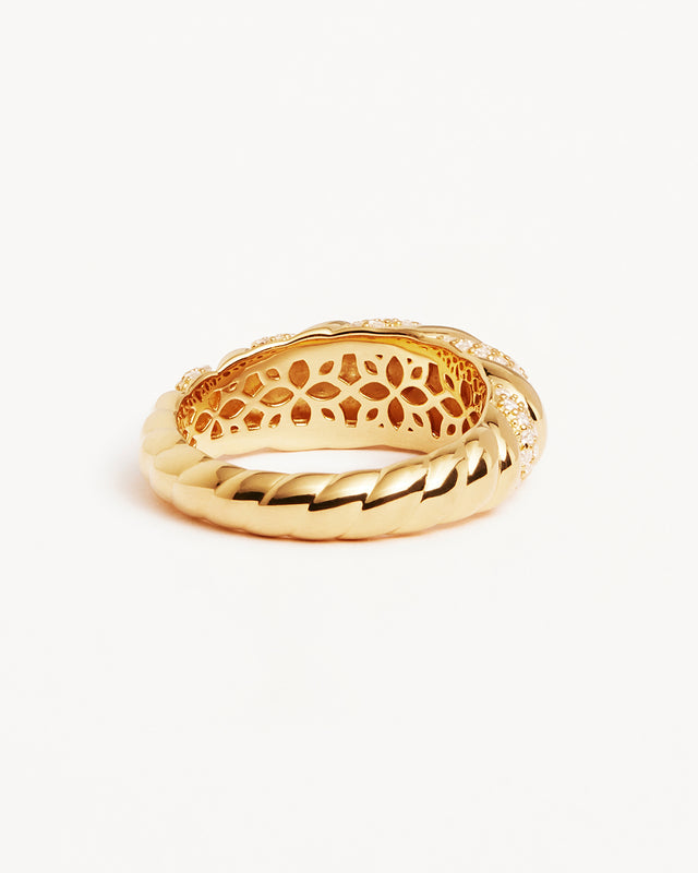 18k Gold Vermeil Stardust Soul Ring