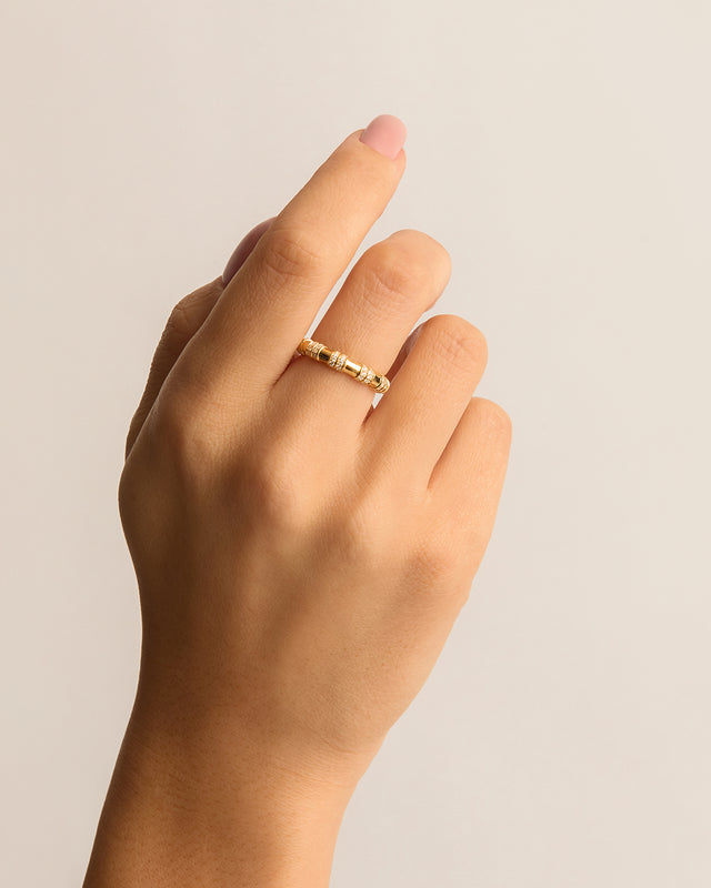 18k Gold Vermeil Shine Bright Ring