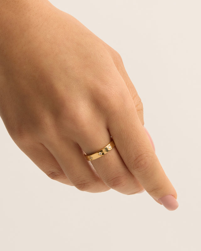 18k Gold Vermeil Infinite Light Ring