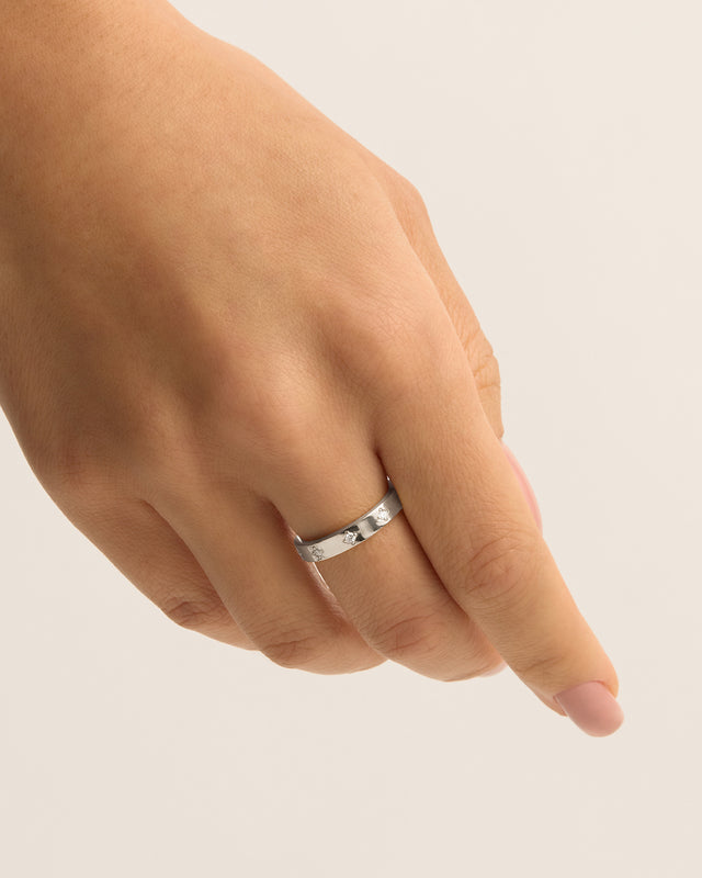 Sterling Silver Infinite Light Ring