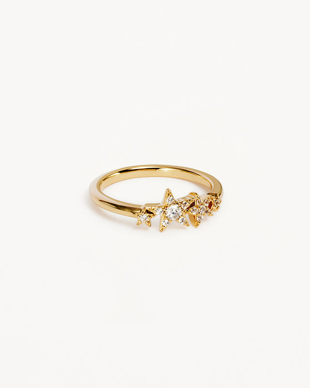 14k Solid Gold Stardust Lab-Grown Diamond Ring