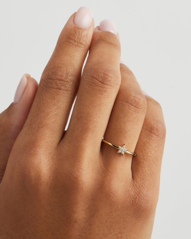 9k Solid Gold Estelle Lab-Grown Diamond Ring