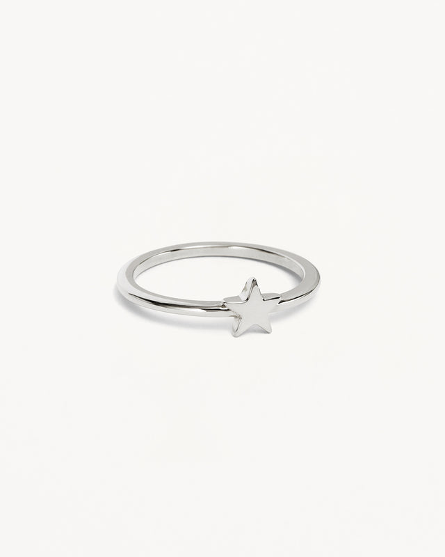 Sterling Silver Wishing on a Star Ring