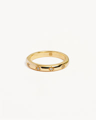 9k Solid Gold Stargazer Lab-Grown Diamond Ring