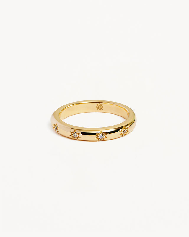 9k Solid Gold Stargazer Lab-Grown Diamond Ring