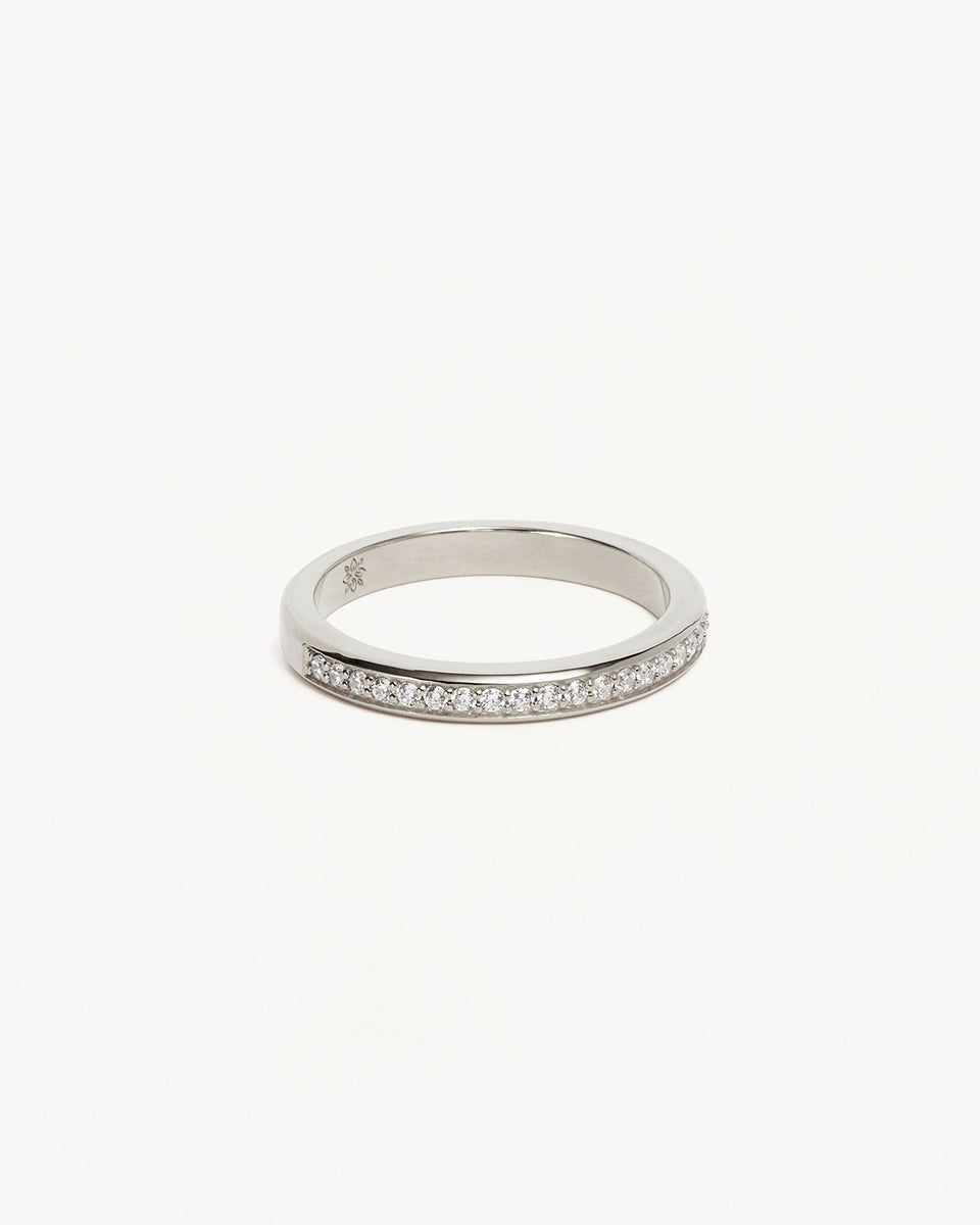 Sterling Silver With Love Ring – by charlotte