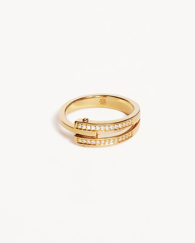 18k Gold Vermeil Connect Deeply Ring