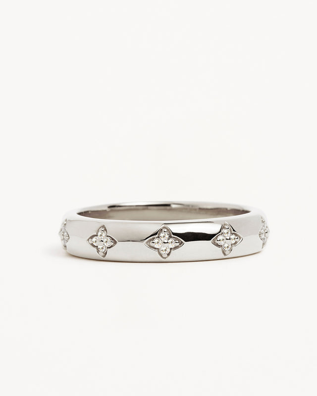 Sterling Silver Bloom With You Lotus Ring