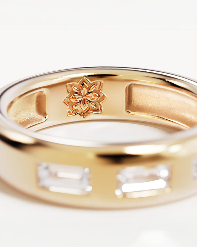 18k Gold Vermeil Magic in Stillness Ring