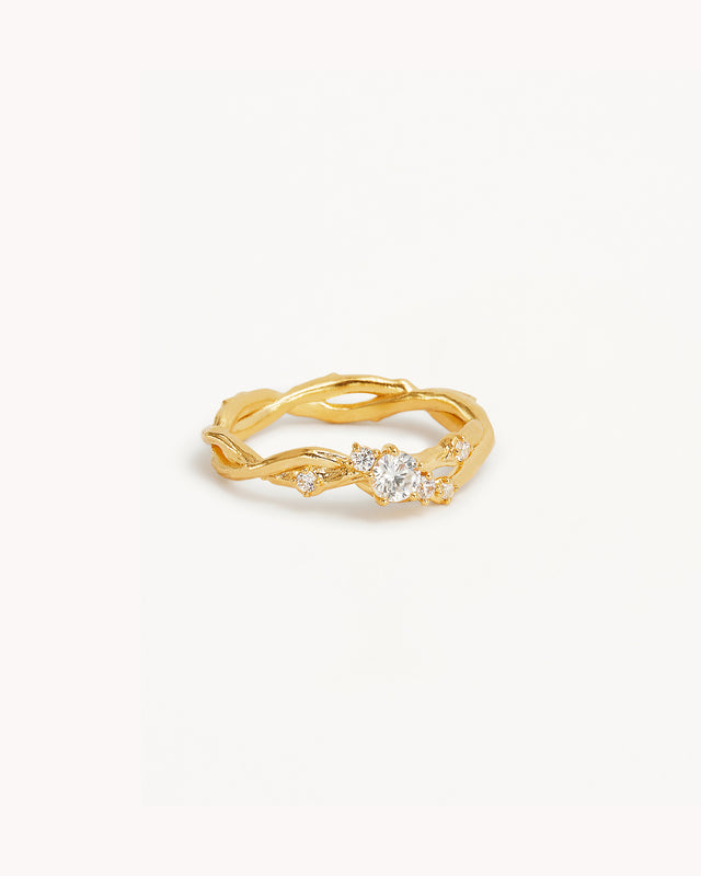 18k Gold Vermeil No Rain, No Flowers Ring