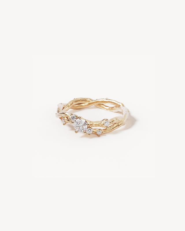 18k Gold Vermeil No Rain, No Flowers Ring
