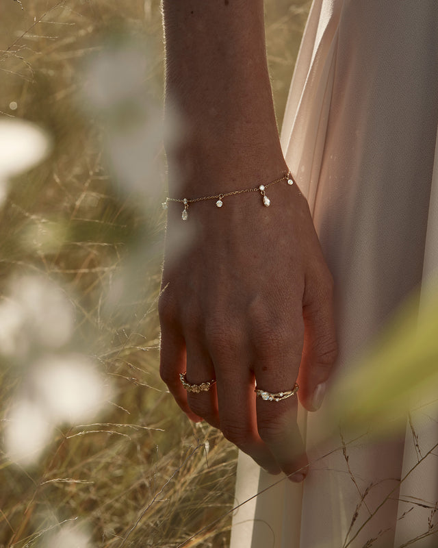 18k Gold Vermeil No Rain, No Flowers Ring