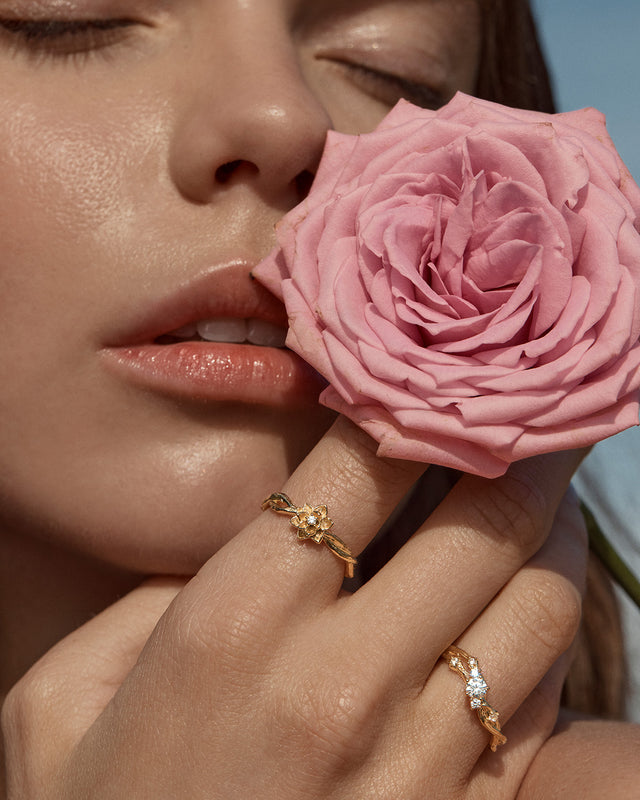 18k Gold Vermeil No Rain, No Flowers Ring