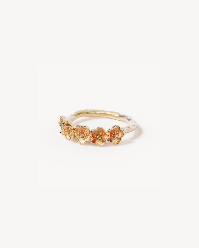 18k Gold Vermeil Bloom With Grace Ring