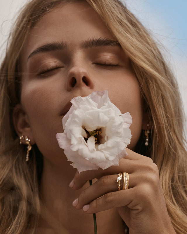 18k Gold Vermeil Begin Again Band Ring