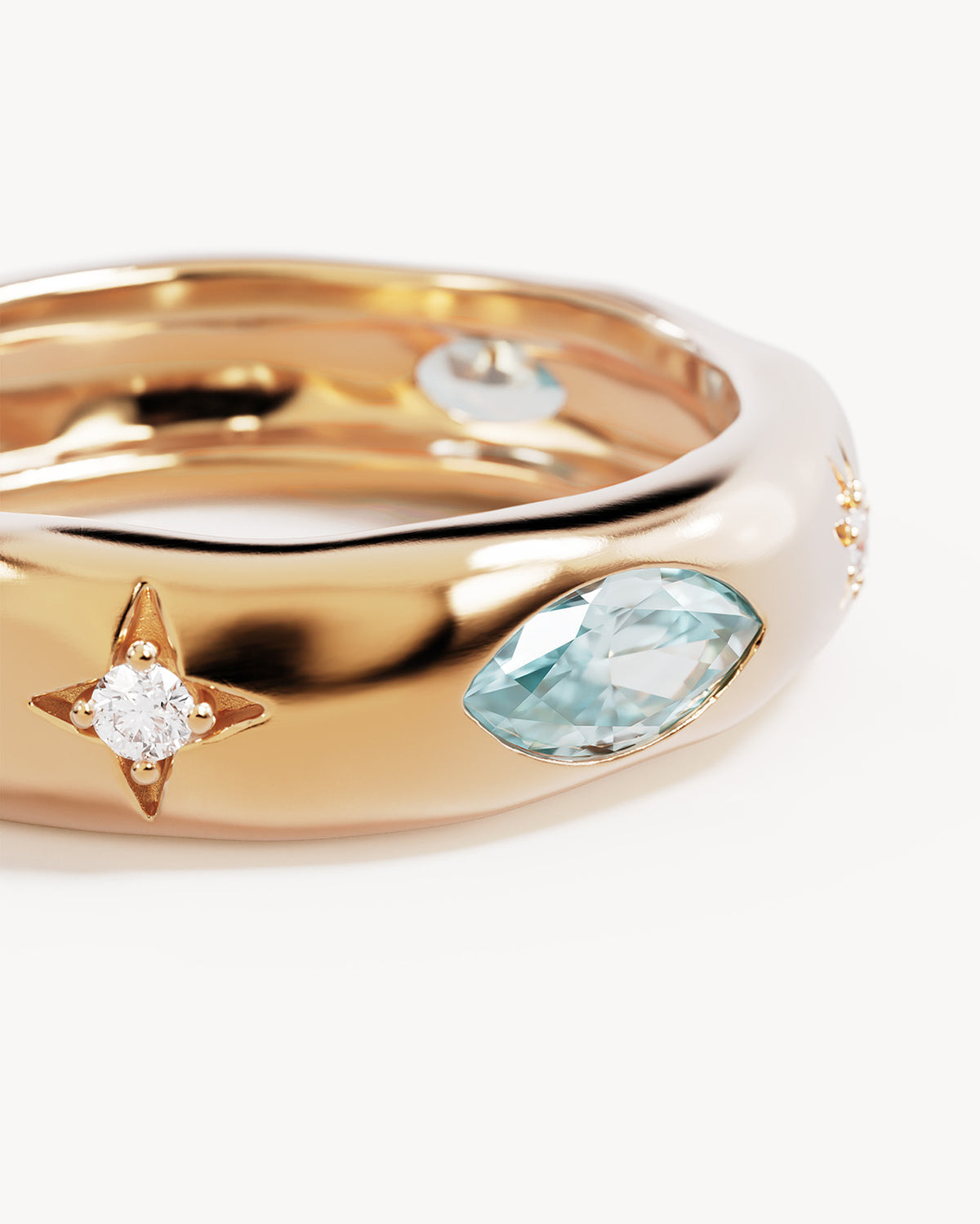 18k Gold Vermeil Hope and Protection Ring – by charlotte