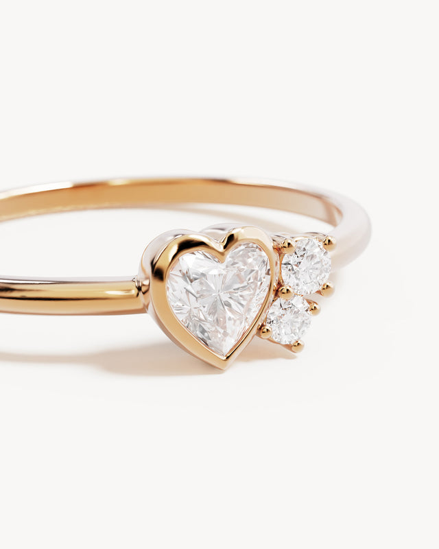 18k Gold Vermeil Dream Lover Heart Ring