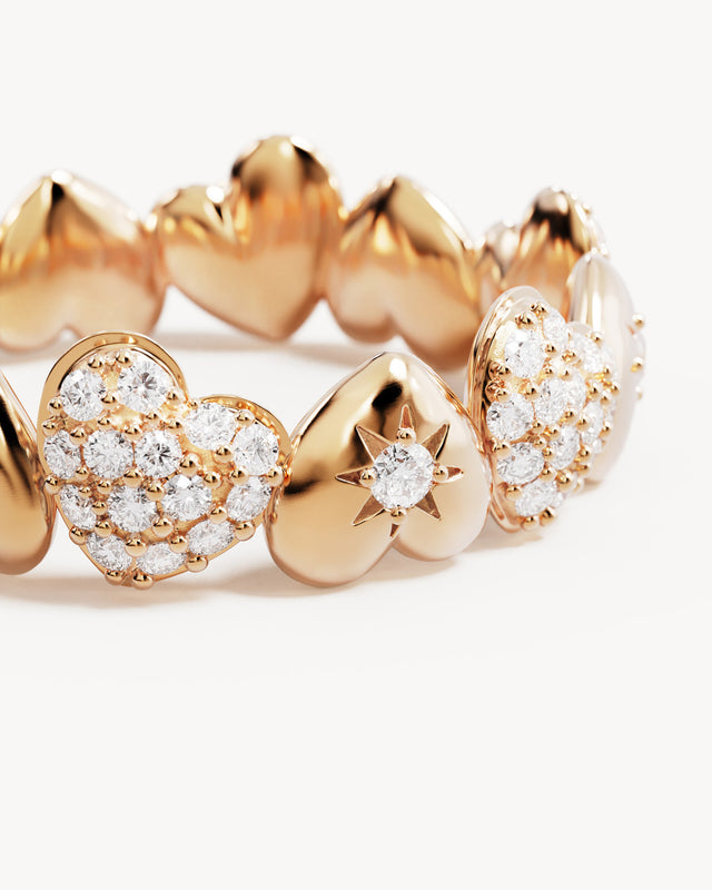 18k Gold Vermeil You Have My Heart Band Ring