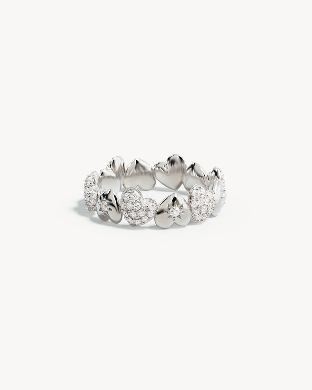 Sterling Silver You Have My Heart Band Ring