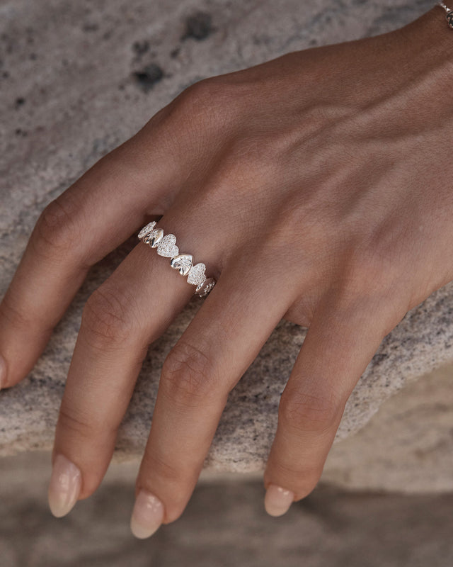 Sterling Silver You Have My Heart Band Ring