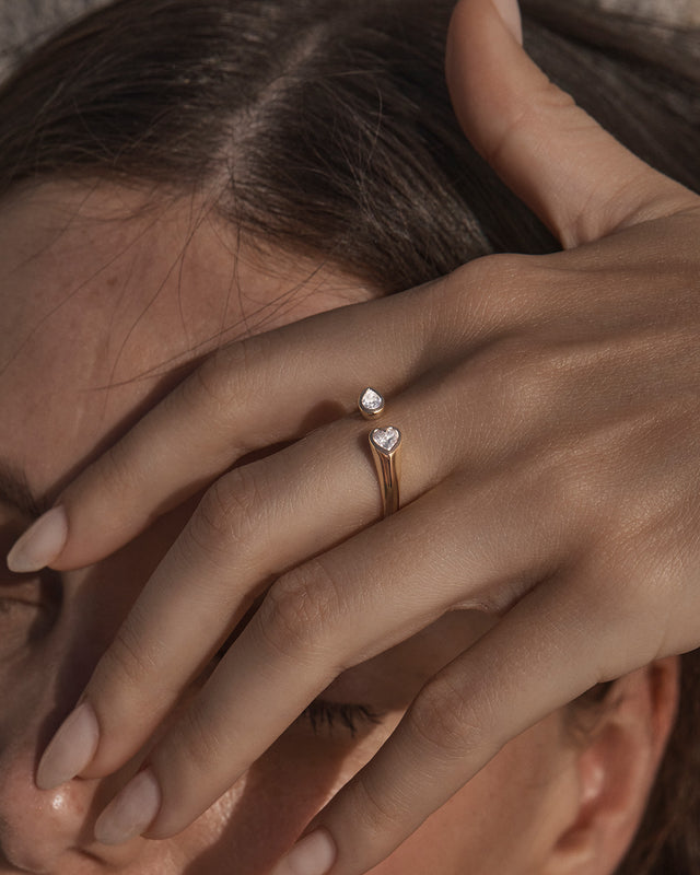 18k Gold Vermeil With Every Breath Ring