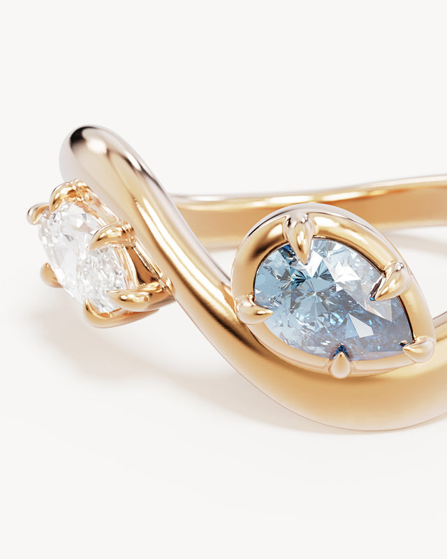 18k Gold Vermeil With Freedom I Become Ring