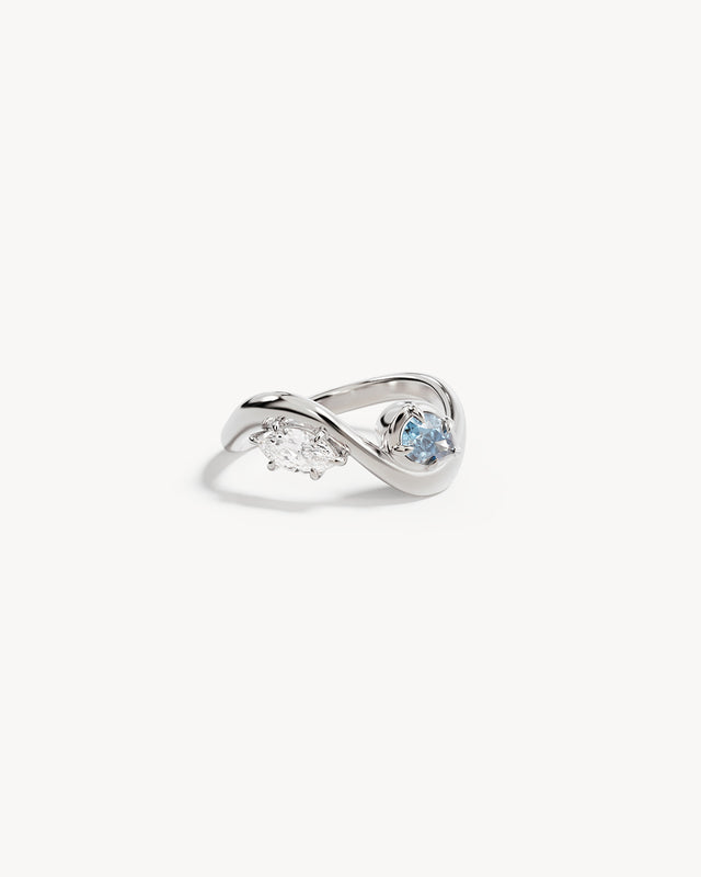 Sterling Silver With Freedom I Become Ring