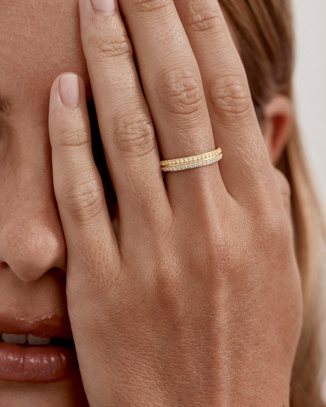 18k Gold Vermeil Light Within Ring