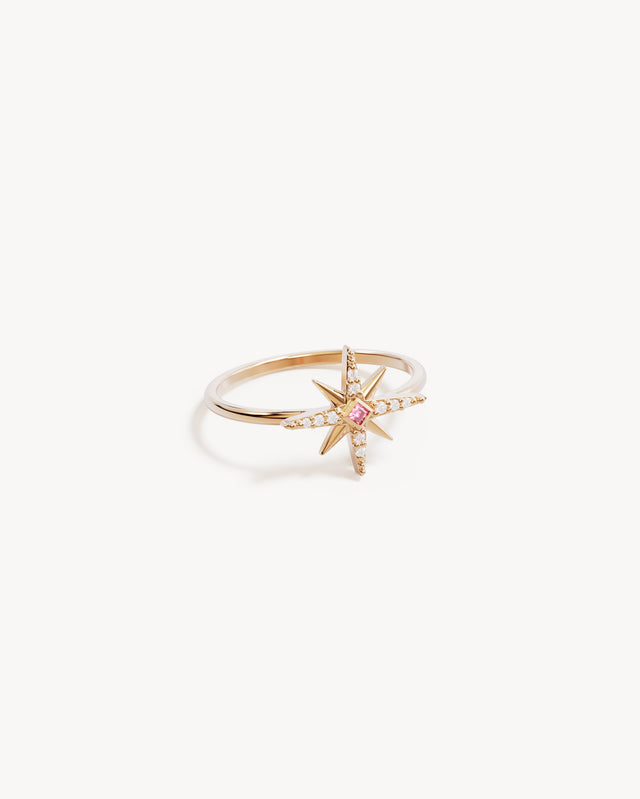 18k Gold Vermeil Starry Night Ring